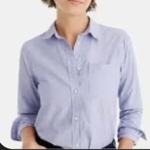 J CREW BLUE BLOUSE- size XS